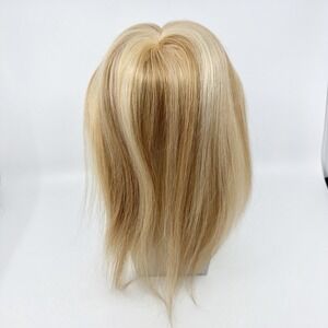 Hidden Crown Remy Hair  Easi Topper Blonde With Lowlights #622 New Never Used!